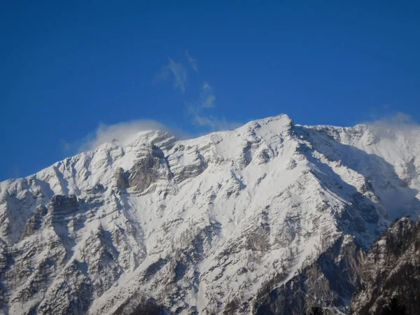 Güzel kış manzara gebirge dağlar totes — Stok fotoğraf