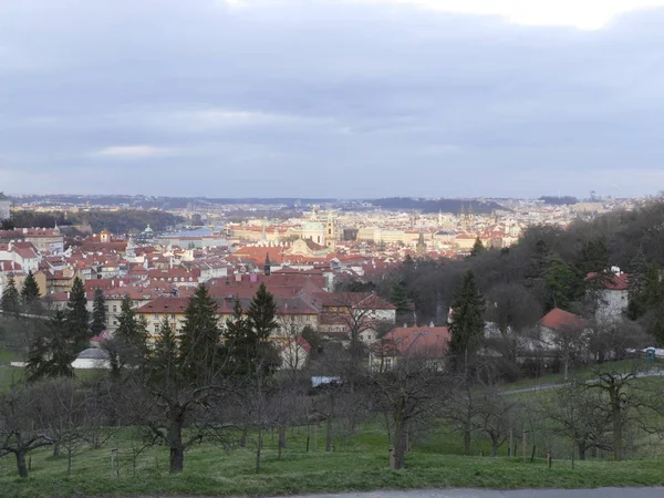Krásné panorama centrum města Prahy — Stock fotografie