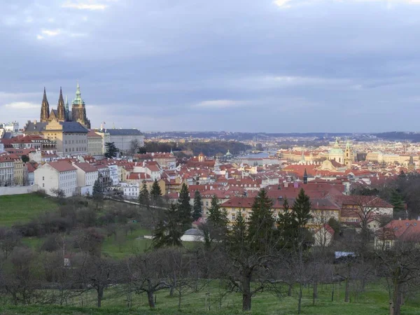 Vackra Prag city center panorama — Stockfoto