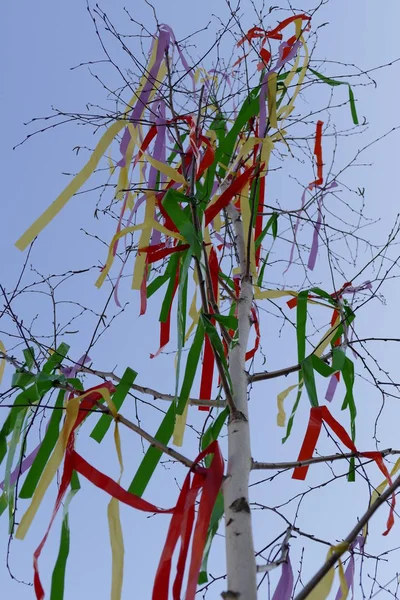 Decoración tradicional de Pascua colorida con —  Fotos de Stock
