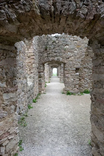 Beautiful castel belfort ruin in italy — Stock Photo, Image