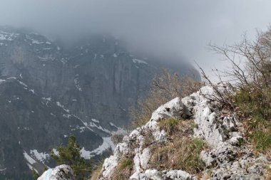 dolomiti mountails güzel bahar zaman