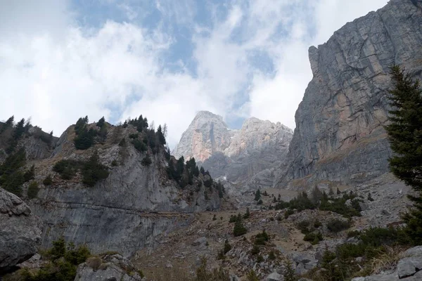 Hermosa primavera en dolomiti mountails —  Fotos de Stock