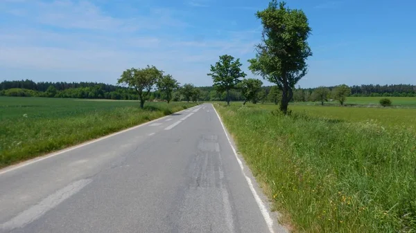 Panorama einer tschechischen Agrarlandschaft — Stockfoto