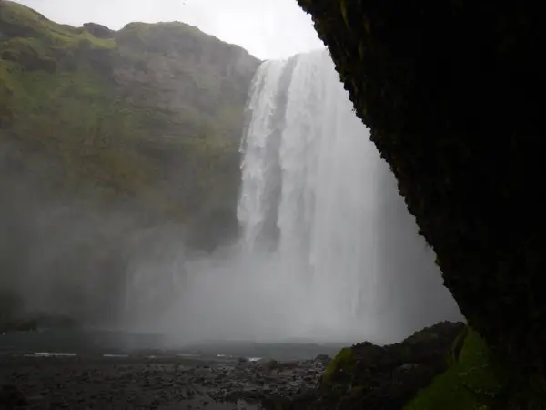 Cachoeira Skogafoss em Islândia do Sul — Fotografia de Stock