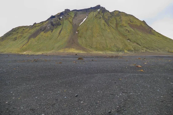 Naturaleza en el senderismo el sendero laugavegur en Islandia — Foto de Stock