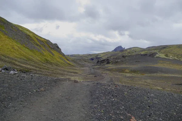 Nature in hiking the laugavegur trail in Iceland — Stock Photo, Image