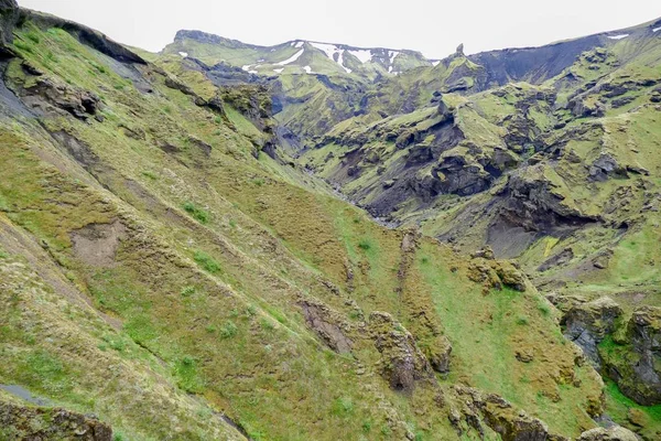 Naturaleza en el senderismo el sendero laugavegur en Islandia —  Fotos de Stock