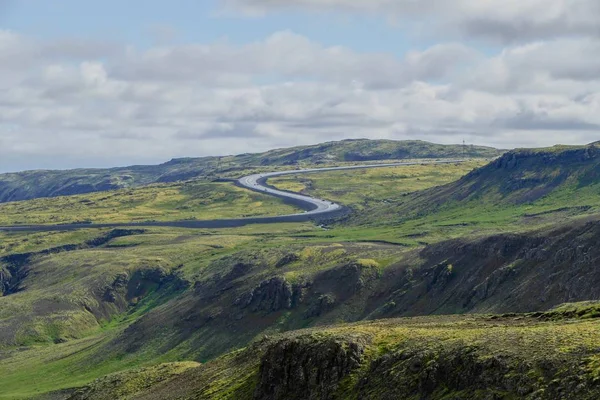 İzlanda'daki sıcak sular Vadisi Hveragerdi — Stok fotoğraf