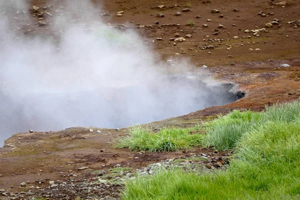 HVERAGERDI doliny gorącej wody w Islandii — Zdjęcie stockowe
