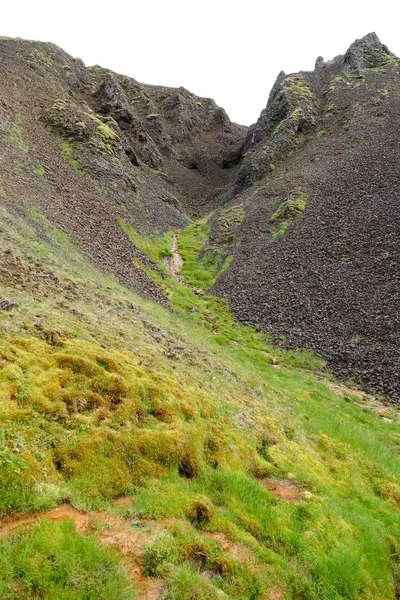 Hveragerdi valle de aguas calientes en iceland — Foto de Stock