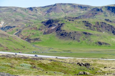 İzlanda'daki güzel doğal peyzaj