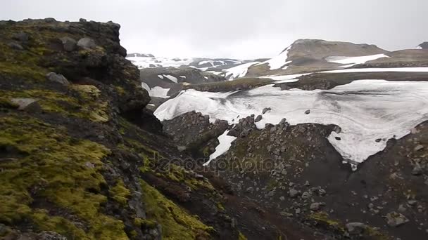 Southhern アイスランドの Skoga 川で美しい滝 — ストック動画