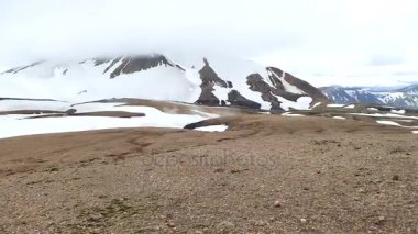 güzel manzara Laugavegur iz İzlanda'daki hiking