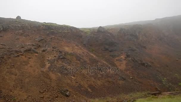 Hermoso paisaje natural en iceland — Vídeo de stock