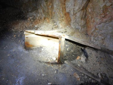 Birinci Dünya Savaşı tünel tofana di dentro dolomites içinde buz ile