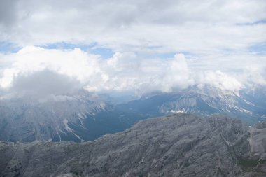 Dolomites, güzel dağ manzarası