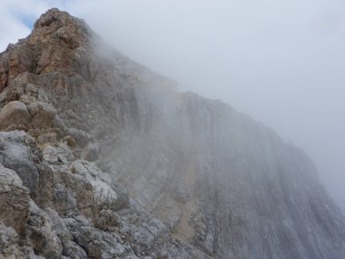 Dağcılık Tofana cephedeki dolomites içinde