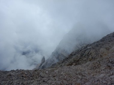 Dağcılık Tofana cephedeki dolomites içinde