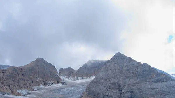 Marmolada 빙하 dolomites에 등산 — 스톡 사진