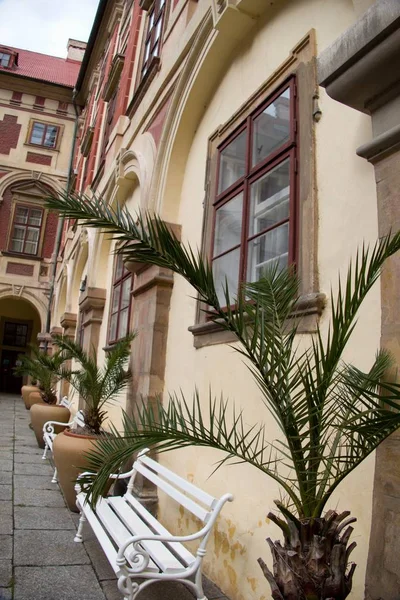 Libochovice park ve Bahçe ile tarihsel chateau