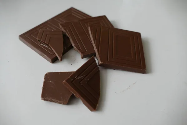 Porción de chocolate moreno de leche dulce — Foto de Stock