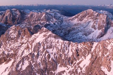 gündoğumu Grosser Priel zirvesine formunu görüntüle