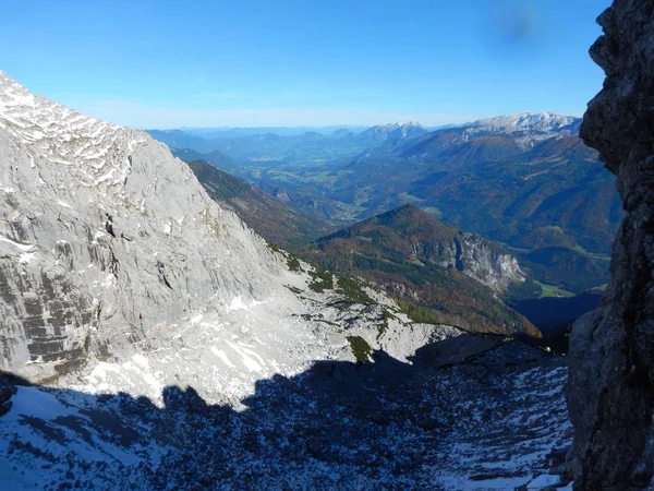 Φθινόπωρο χαράτσι grosser priel βουνό — Φωτογραφία Αρχείου