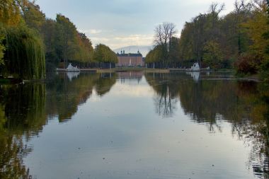 Güzel bahçe bir schwetzingen Sarayı 