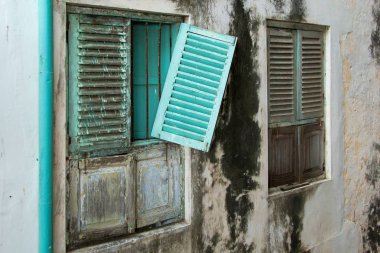 çürüyen tarihi şehir zanzibar taş şehirde