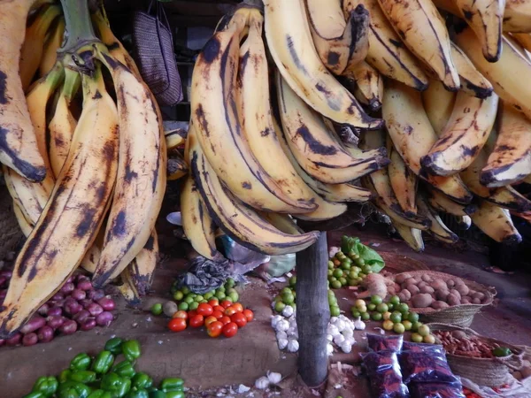 Bananes au marché de rue — Photo