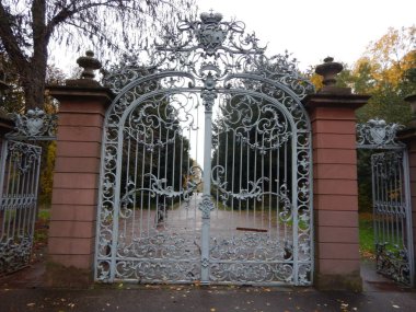 Almanya'da kerlsruhe schloss Park