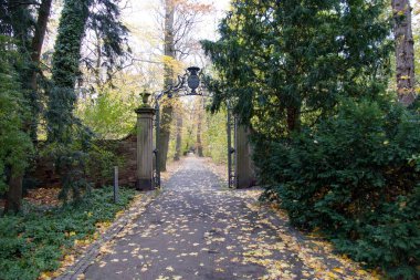 Almanya'da kerlsruhe schloss Park