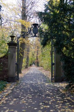 Almanya'da kerlsruhe schloss Park