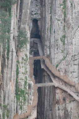 former scary route caminito del rey in el chorro