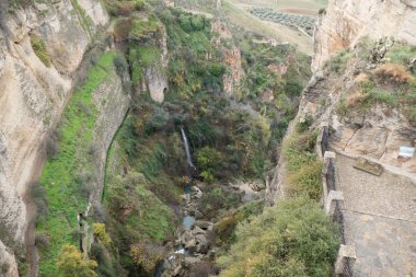 ünlü köyü Ronda derin Gorge