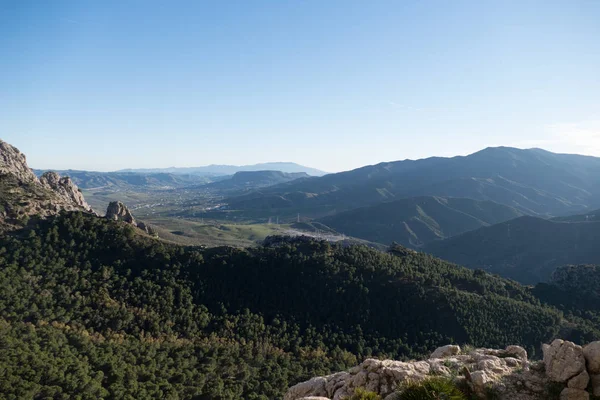 Prachtige rotsachtige gebied rondom el Chorro in Andalusië — Stockfoto