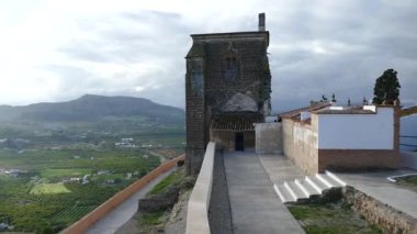 güzel dağ panorama Endülüs İspanya el chorro çevresinde