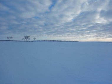 Kuzey lapland güzel doğada Kayak macera sürüü