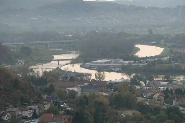 Panorama de la ville de maribor en slovenia — Photo
