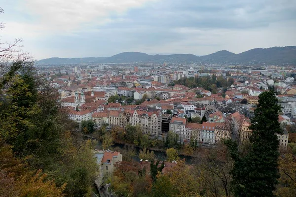 Ciudad panorama de maribor en slovenia —  Fotos de Stock