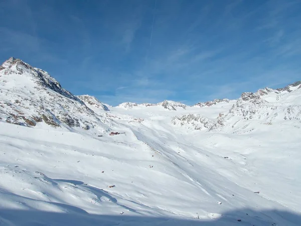 Όμορφη μέρα skitouring σε Otztal Άλπεις στην Αυστραλία — Φωτογραφία Αρχείου