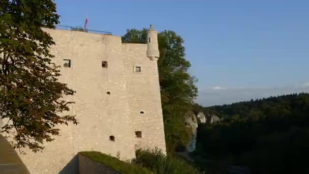 Castelo Pieskova Skala Polônia Silésia — Vídeo de Stock