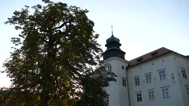 Замок Пієсова Скала Польщі Сілезії — стокове відео