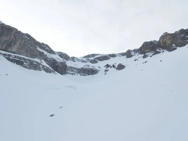 Χειμερινό αλπικό τοπίο για skitouring σε stubaier Άλπεις στην Αυστραλία — Φωτογραφία Αρχείου