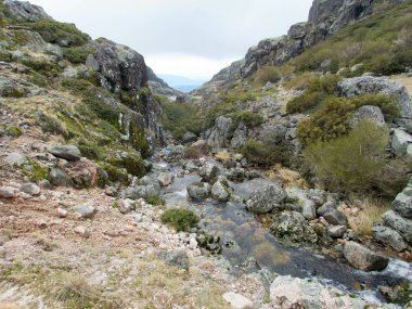 Portekiz 'deki Serra de Estrela Dağı' nın doğası