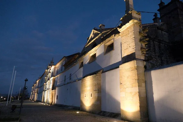 Történelmi keresztény kolostor épület Tomar Portugáliában — Stock Fotó