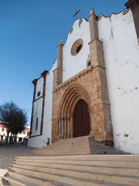 Più antico castello moresco di pietra rossa in silves portugal — Foto Stock