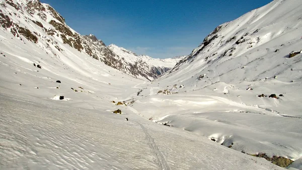 Skitouring παραδεισένια βουνά silvretta στην Αυστραλία — Φωτογραφία Αρχείου