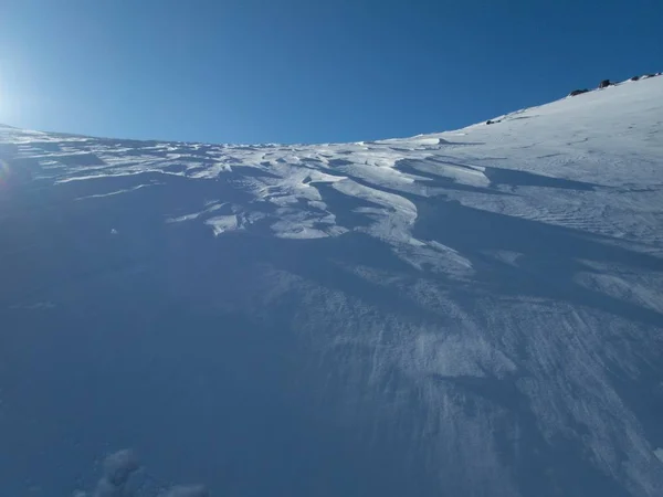 Paradiso sciistico silvretta montagne in austria — Foto Stock